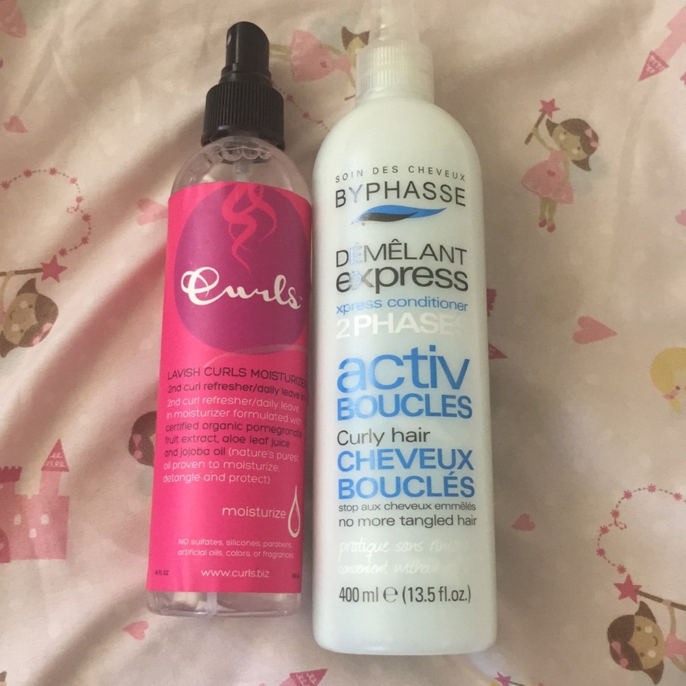 Lavish curls moisturizer + express conditioner